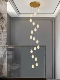 Thumbnail for Ceramic Petal Art Chandelier