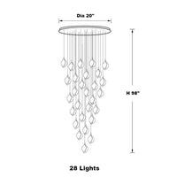 Thumbnail for Ceramic Petal Art Chandelier
