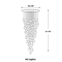 Thumbnail for Ceramic Petal Art Chandelier