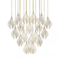 Thumbnail for Ceramic Petal Art Chandelier