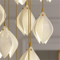 Thumbnail for Ceramic Petal Art Chandelier