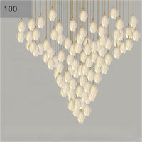 Thumbnail for Ceramic Petal Art Chandelier
