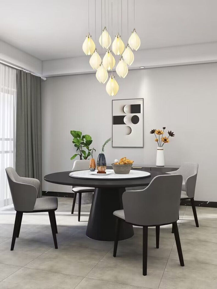 Ceramic Petal Art Chandelier