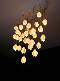 Thumbnail for Ceramic Petal Art Chandelier