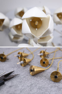 Thumbnail for Ceramic Petal Art Chandelier