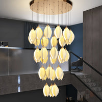 Thumbnail for Ceramic Petal Art Chandelier