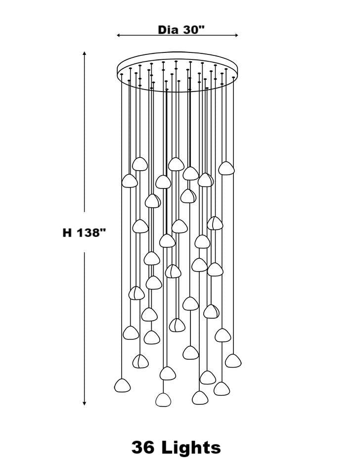 Designer Foyer Crystal Chandelier