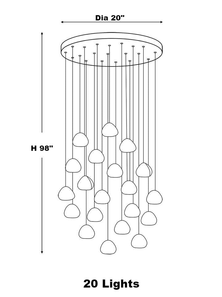 Designer Foyer Crystal Chandelier