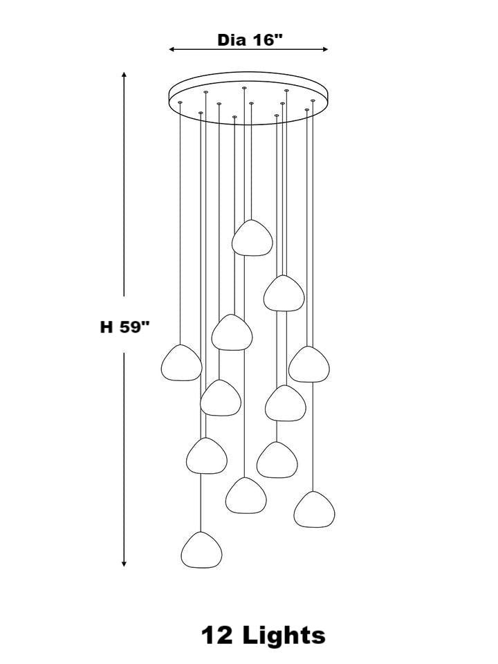 Designer Foyer Crystal Chandelier