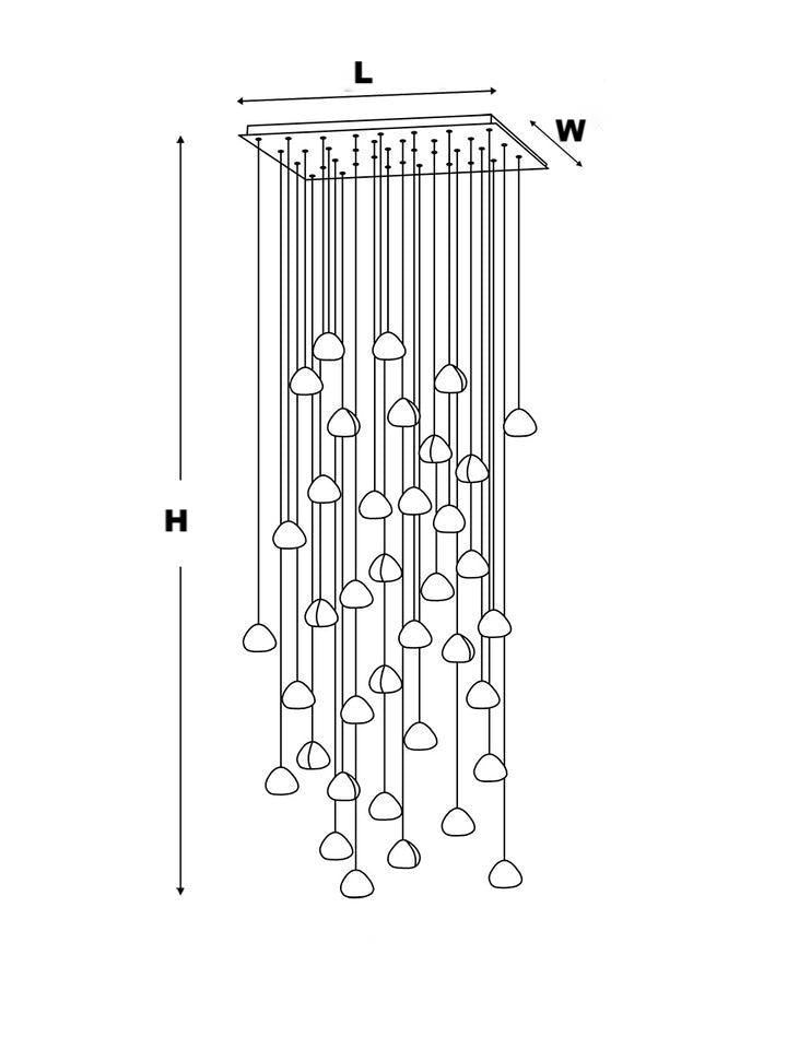 Designer Foyer Crystal Chandelier