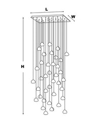 Thumbnail for Designer Foyer Crystal Chandelier