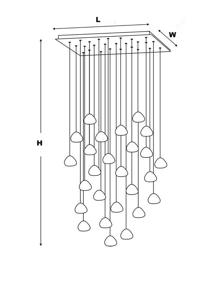 Designer Foyer Crystal Chandelier