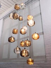 Thumbnail for Latest Modern Brass Staircase Crystal Chandelier