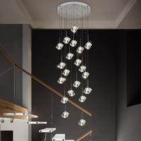 Thumbnail for Nordic Luxury Cut Crystal Foyer Chandelier