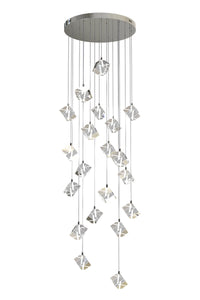 Thumbnail for Nordic Luxury Cut Crystal Foyer Chandelier