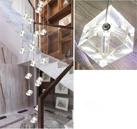 Thumbnail for Nordic Luxury Cut Crystal Foyer Chandelier