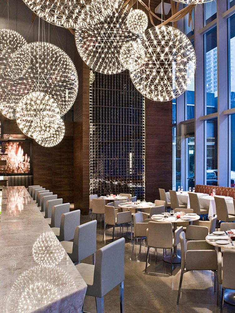 Nordic Starry Spark Ball Chandelier