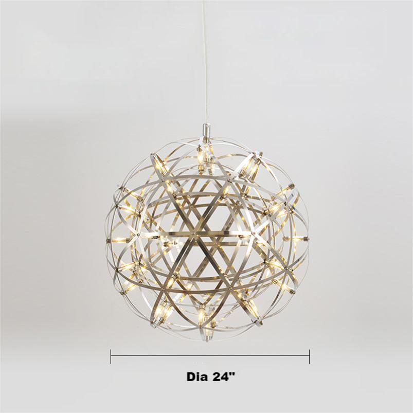 Nordic Starry Spark Ball Chandelier