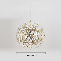 Thumbnail for Nordic Starry Spark Ball Chandelier