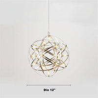 Thumbnail for Nordic Starry Spark Ball Chandelier