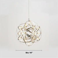 Thumbnail for Nordic Starry Spark Ball Chandelier