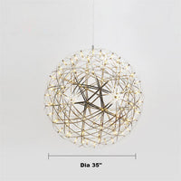 Thumbnail for Nordic Starry Spark Ball Chandelier