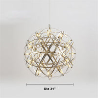 Thumbnail for Nordic Starry Spark Ball Chandelier