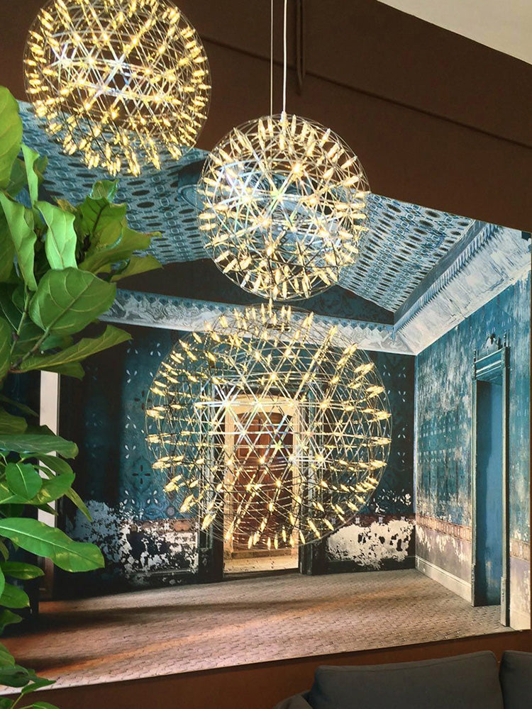 Nordic Starry Spark Ball Chandelier