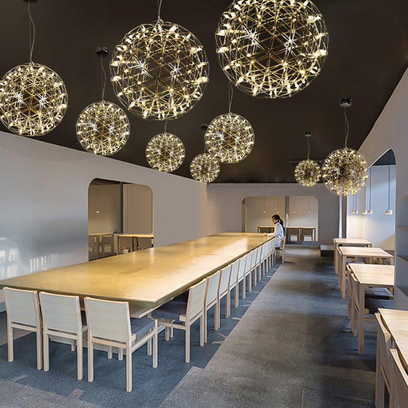 Nordic Starry Spark Ball Chandelier