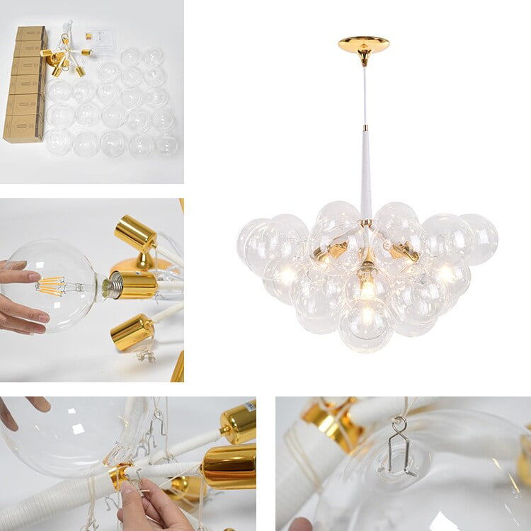 Classic Glass Ball Bubble Chandelier