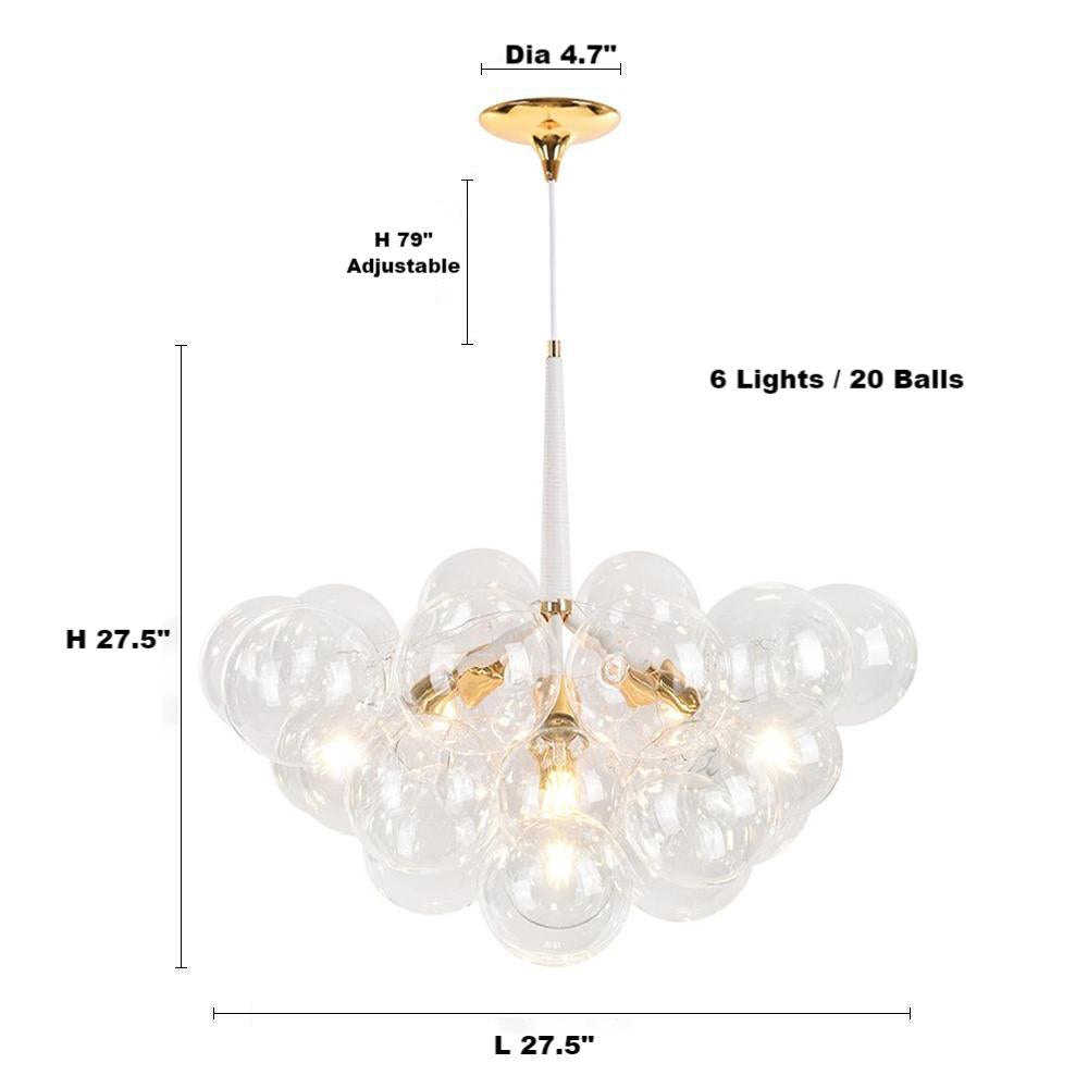 Classic Glass Ball Bubble Chandelier