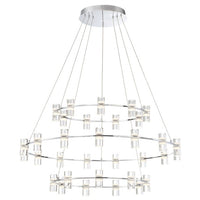 Thumbnail for Modern Foyer Multi-tiered Ring Chandelier