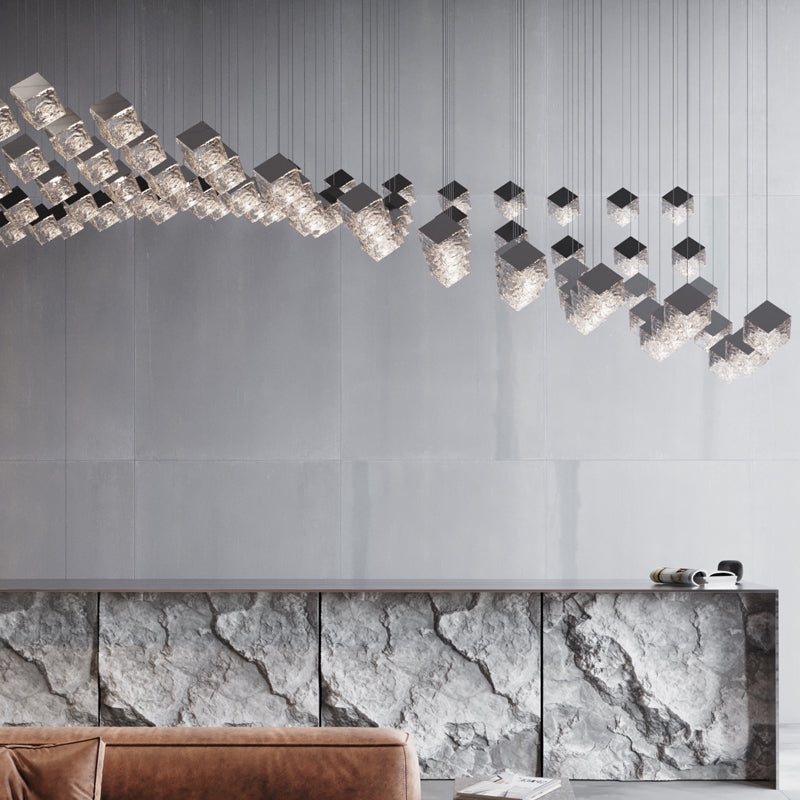 Nordic Designer Cube Chandelier