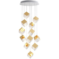 Thumbnail for Nordic Designer Cube Chandelier