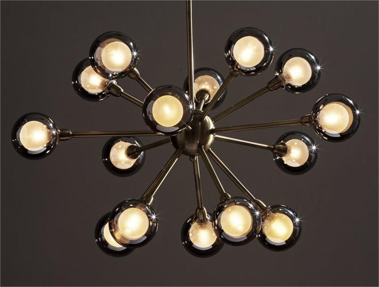 Nordic Molecular Glass Ball Chandelier