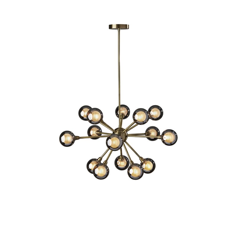 Nordic Molecular Glass Ball Chandelier